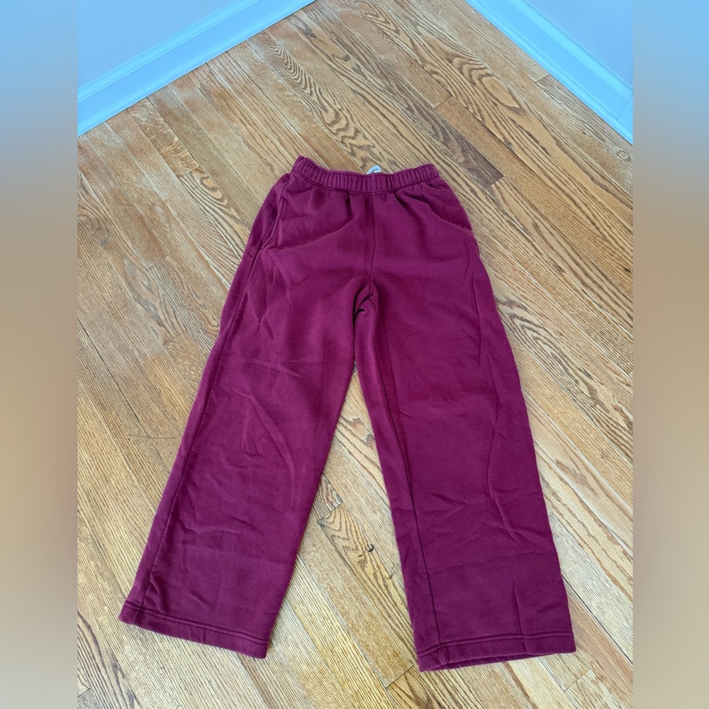 No Boundaries maroon sweatpants